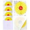 Plai Girasole Anti-mosche, Trappole per Mosche da Finestra, Sunflower Fly Sticker, Antimosche Casa e Camera - 20 Pezzi