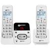 Audilo Geemarc - Amplidect 295-2 Cordless Duo Phone con segreteria telefonica - Suoneria forte regolabile (+80dB) con Flash | Caller ID - Compatibile con gli apparecchi acustici
