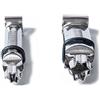 Silikomart | Set 2 Pinze Wonder Crimper per Decorazioni Torte, Design Regolare Sei Stelle, Materiale Acciaio Inox, Misure 17 mm - 12 mm, Made in Italy