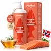 MAIKAI Olio di Salmone per Cani e Gatti, 100% Norvegese, Omega 3, 1000 ml | Un solo ingrediente, senza additivi. Naturalmente ricco di Omega 3, 6 e 9 con EPA e DHA. Per pelle, pelo e mobilità.