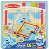 Melissa & Doug Blue's Clues & You, Puzzle con Cubi, Gioco Montessori, Gioco Legno, Multicolore, Gioco Educativo, Regalo Bambini e Bambine