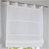 Kutti Tenda a pacchetto Metis passanti 100% puro lino colore bianco 100 * 140 cm