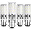 HZSANUE LED Lampadina Mais 12W B22, LED Lampadine Baionetta, 6000K Bianco Freddo, 1350LM, 100W Lampadine a Incandescenza Equivalenti, Non Dimmerabile, Confezione da 4