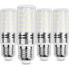 HZSANUE LED Lampadina Mais 12W, E27 Vite Edison Lampadina, 6000K Bianco Freddo, 1350LM, 100W Lampadine a Incandescenza Equivalenti, Non Dimmerabile, Confezione da 4