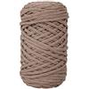 Rayher Braidy Filo Riciclato, intrecciato, 4 mm ø, Tortora, Gomitolo circa 60m (250 g), Filato per Lavori Creativi, Macramè, Pannelli, Progetti Con Corde, 42010509