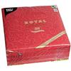 Papstar, 50 tovaglioli Royal Collection 1/4 piegati 40 cm x 40 cm Bordeaux Casali, #84880