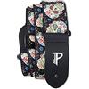 P Perri's Leathers Ltd. Perri's Leathers Ltd. - Tracolla per Chitarra - Nylon - Jacquard - The Hope Collection - Sugar Skulls - Regolabile - Per Chitarre Acustiche/Elettriche/Bassi - Fabbricata in Canada (TWS-6802)