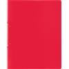 Brunnen 106550533 Raccoglitore ad anelli FACT!pp (A4, Pellicola di polipropilene traslucida, altezza dorso 25 mm 16 mm rot