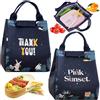 dcas 2 Pezzi Pranzo Al Sacco Portatile Isolato, Con Foglio Di Alluminio Isolierte Lunch Tasche Borsa Termica Porta Pranzo Al Sacco Riutilizzabile, Per Scuola, Picnic (7,87x6,69x9,25 Pollici)