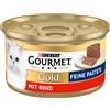 Gourmet Gold Mousse 24 x 85 g Alimento umido per gatti - Manzo