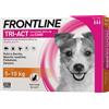 Frontline Tri Act cane: tutte le soluzioni pipette spot-on - 3 pipette, peso 5-10 kg (1 ml)