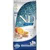 N&D Ocean Dog Farmina N&D Ocean Adult Medium/Maxi Merluzzo, Farro, Avena e Arancia - 12 kg