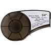 GielleService Nastro per etichette compatibile in nylon Brady M21-750-499-TB Testo nero su sfondo bianco 750 etichette