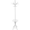 MIlani Home appendiabiti da terra con portaombrelli stile provenzale in ferro verniciato cm 43x 38 x 180 h