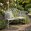 MIlani Home JOSETTE - panca 2 posti stile provenzale in ferro verniciato