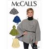 McCall's McCall' s Patterns Misses Mantelle e Cintura, Multicolore, Taglie LRG-XXL-p, Multi-Colour, 152 x 213 cm
