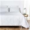 HOGARYS - Set di copripiumino per letto da 150 cm (240 x 220 cm), con 2 federe (50 x 75 cm), 100% cotone (percalle 150 fili), Pois blu