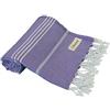 Bersuse 100% Cotone - Anatolia - Asciugamano Turco Telo Mare - Viola Scuro