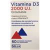 SELLA Srl Vitamina D3 2000 Ui Orosolubile 60 Compresse - Integratore Alimentare Essenziale