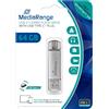 Mediarange Pen drive 64GB MediaRange Usb3.1 combo con usb tipo-C [MR937]