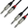 Adam Hall Cables 4 STAR TPP 0150 - Cavo audio REAN 2 x jack mono da 6,3 mm a 2 x jack mono da 6,3 mm 1,5 m