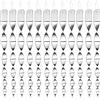 Ourdort 12 Pezzi Repellente per Uccelli Riflettente,Uccello Rod,Riflettente Spirale,Dispositivo Deterrente,Dissuasore per Uccelli,Evita Gli Uccelli in Casa e in Giardino,Spirale del Vento Riflettente(12pcs)