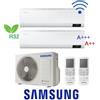 Samsung CONDIZIONATORE SAMSUNG CEBU DUAL SPLIT 12+12 BTU INVERTER R32 AJ050T A+++/A++
