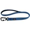 Hyhug Guinzaglio corto resistente da 61 cm con impugnatura comoda e guinzaglio leggero in alluminio aeronautico, per cani di taglia media. (Blu classico, L Lunghezza 61cm)