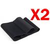 TOORX COPPIA DI PANCERE IN NEOPRENE Colore NERO - Dimensioni 120X25 cm