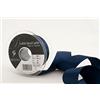 Berisfords 3501 Nastro Double-Face in Raso 20 m x 35 mm, Blu Navy
