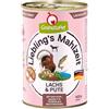 GranataPet Liebling's Mahlzeit Salmone e Tacchino, 6 x 400g, con patate | Alimento completo, Senza cereali, Senza zuccheri aggiunti, Cozza dalle labbra verdi, Made in Germany