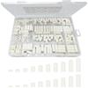Boloest Set di 200 distanziatori rotondi in ABS per viti M3,M4, in plastica, con scatola di plastica