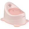 BABYLON Vasino per bambini con coperchio Snail anti scivolo Vasino per bambini wc, colore: rosa