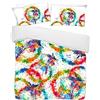 Italian Bed Linen Parure Copripiumino Ki-OSA, 631, Singolo
