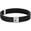 Tommy Hilfiger Jewelry Braccialetto da uomo in Silicone in nero o blu