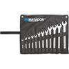 MATADOR Schraubwerkzeuge Matador, Set di chiavi miste, 12 pz., 6-22 mm, 0185 9120