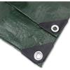 Noor incatramata, 90g / m², 6.00 x 8.00 m, Colore: Verde, PP/PE