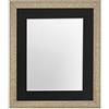 FRAMES BY POST Cornice portafoto in Vetro di plastica, Formato A2, con passepartout Nero, Dimensioni: 30 x 20 cm, Colore: Oro