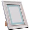 FRAMES BY POST - Cornice portafoto Vintage Scandi, Distressed Blue, 21 x 10 for 3 Images Size 7 x 5 inch
