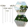 Evemodel LSL05-5-EU - 5 lampade da giardino, per campo da calcio, 00/H0