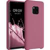 kwmobile Custodia Compatibile con Huawei Mate 20 Pro Cover - Back Case per Smartphone in Silicone TPU - Protezione Gommata - rosa scuro