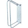 Alberts 692506 Rastrelliera per biciclette singola, disponibile in due versioni, per montaggio a parete, zincata a caldo, portabiciclette con angolo a 45°