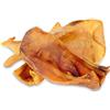 Hey Pets Orecchie di maiale per cani e cuccioli, migliori prelibatezze per cani, pulizia ideale dei denti, 100% naturale, senza cereali, masticare, prelibatezze da masticare (confezione da 10)