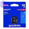 GOODRAM microSD 16GB GOODRAM SDHC c10 UHS-I/U1 M1AA con adattatore 100R/10W - M1AA-0160R12