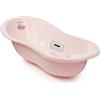 Babylon vaschetta per bagnetto Shuttle bagnetto neonati con termometro da bagno, accessori compatti, vaschetta bagnetto neonato 0-36 mesi, vasca bagno neonato con tappo, colore: rosa