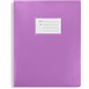 Arpan Flexicover - Portalistini con 62 tasche, formato A4, con copertina flessibile, colore: Blu/Rosa/Nero/Rosso/Viola