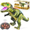 JOYIN LED Dinosauro Telecomandato Camminando e Ruggendo Giocattoli di Dinosauro T-Rex Realistici con Occhi Luminosi, Movimento a Piedi, Scuotendo la Testa per i Bambini Ragazzi Ragazze