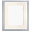 FRAMES BY POST Cornice portafoto Bianca con passepartout, Formato, Vetro in plastica, Supporto Avorio, A3 Image Size A4