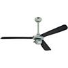 Westinghouse Lighting 7242240 Ventilatore a Soffitto Mountain Gale, Metallo, Argento, solare