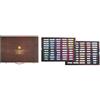 Mungyo MPHM-100WL - Gallery Artists' Handmade Soft Pastels Landscape Shades, set di 100 pastelli di qualità artistica arrotolati a mano in scatola di legno, consistenza morbida